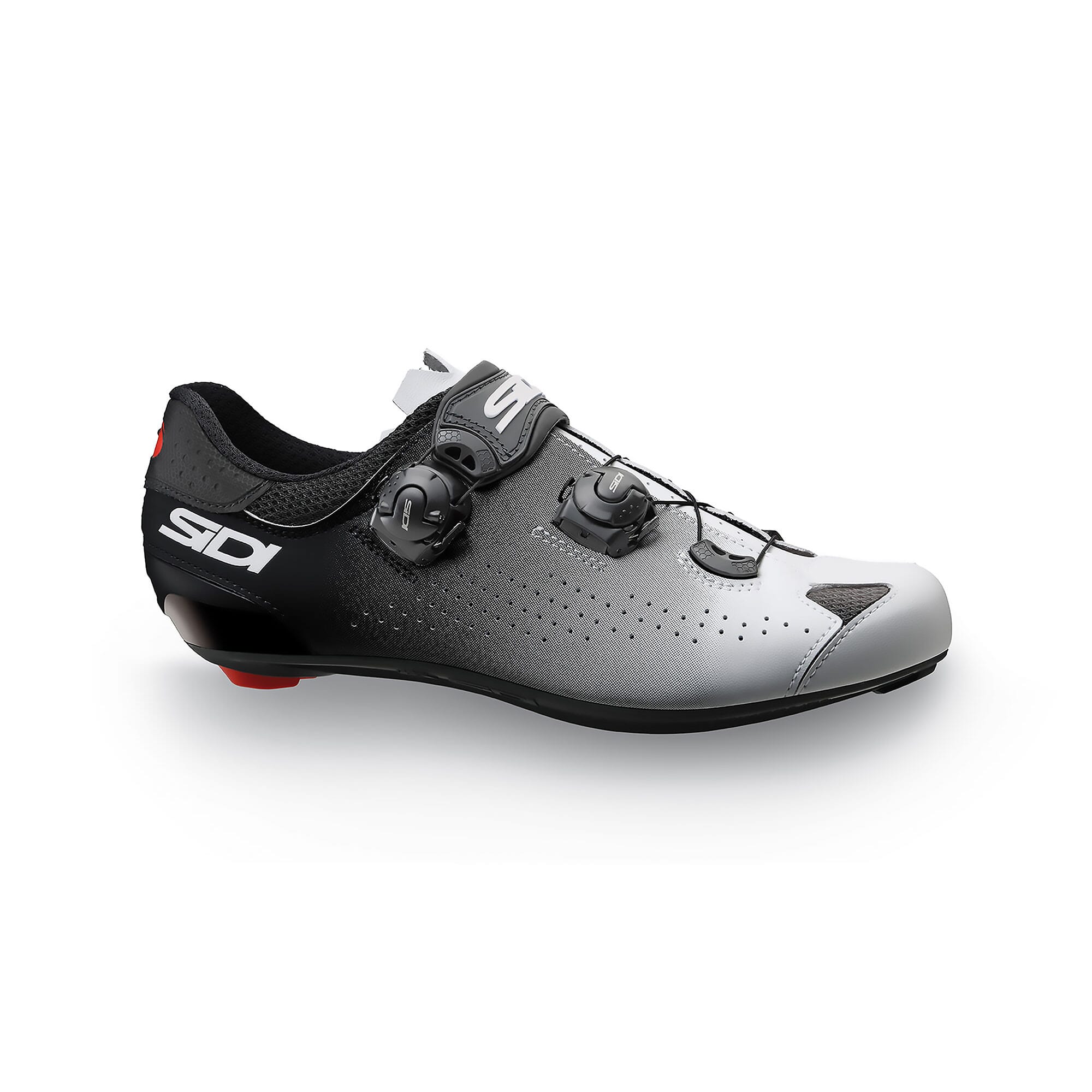 Sidi Genius 10 Mega Fit Road Shoes Monochrome – Saddleback Elite