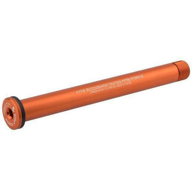 Wolf Tooth-Wolf Tooth Axle for RockShox and Fat Forks-Orange-100mm-WTAXLE15100SRORG-saddleback-elite-performance-cycling