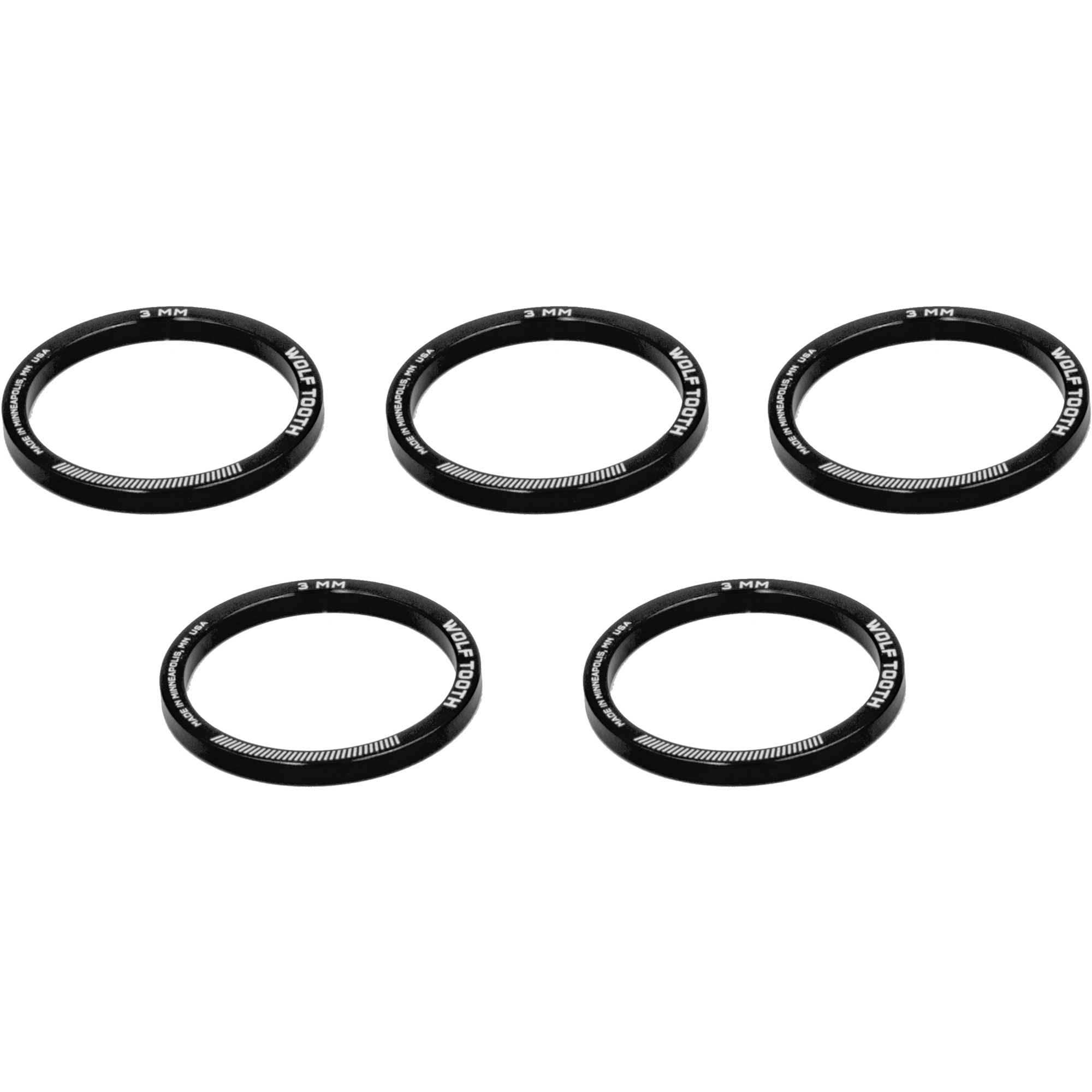 Wolf Tooth Precision Headset Spacers - 5 Pack – Saddleback Elite  Performance Cycling
