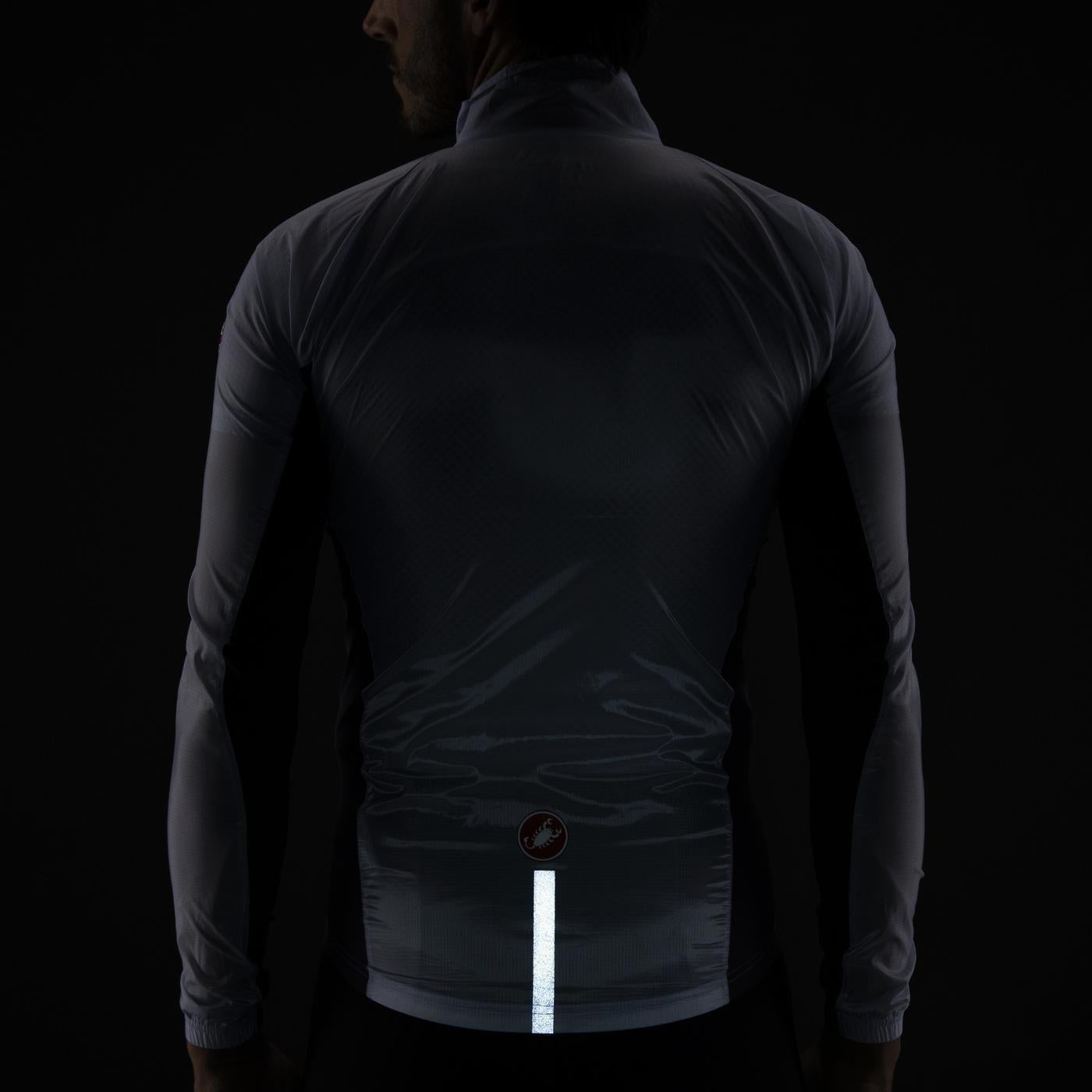 CASTELLI Men's Squadra Stretch Jacket - Windproof Cycling Shell For Road & Gravel Biking