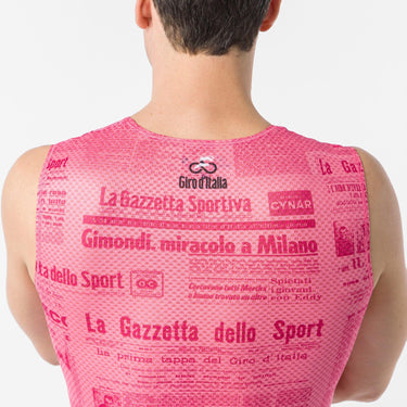 Castelli Giro D'Italia Gazzetta Dello Sport Sleeveless Base Layer