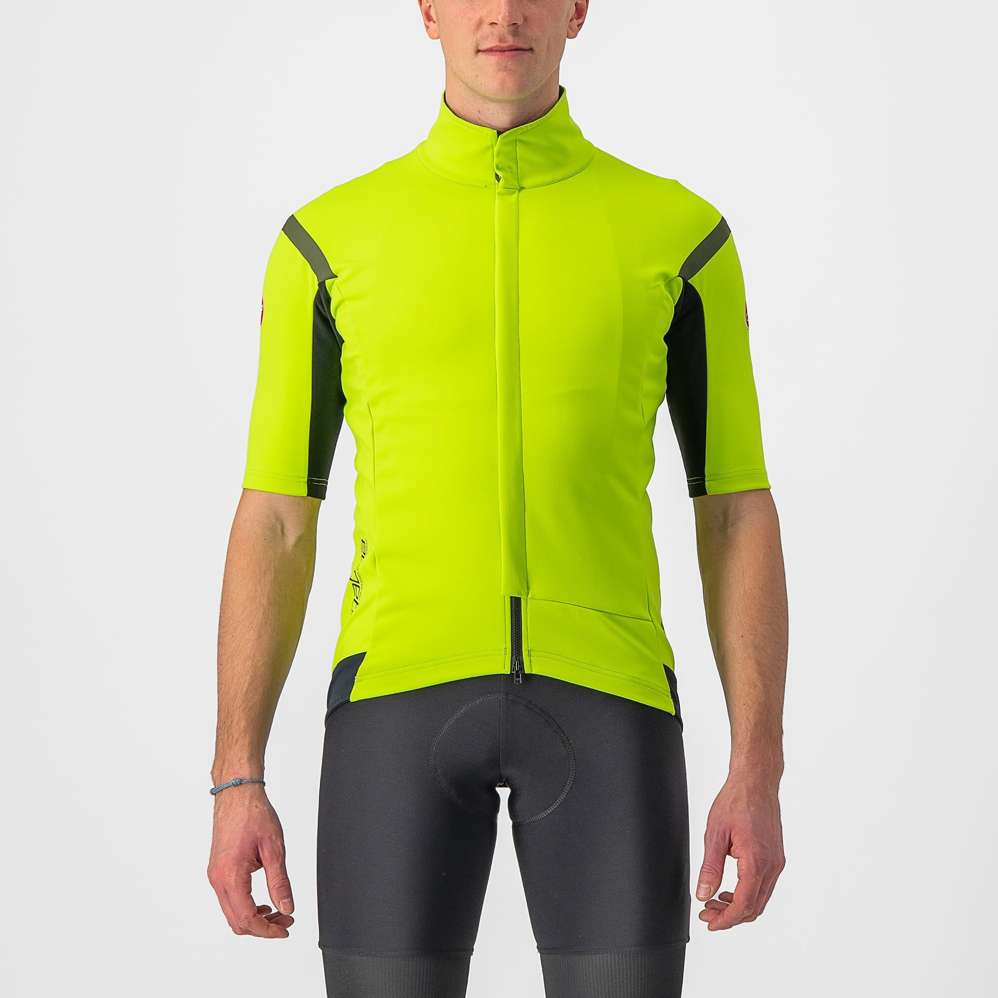 Giacca Da Ciclismo Castelli Gabba ROS Uomo, GORE-TEX INFINIUM, Military Green, Taglia L