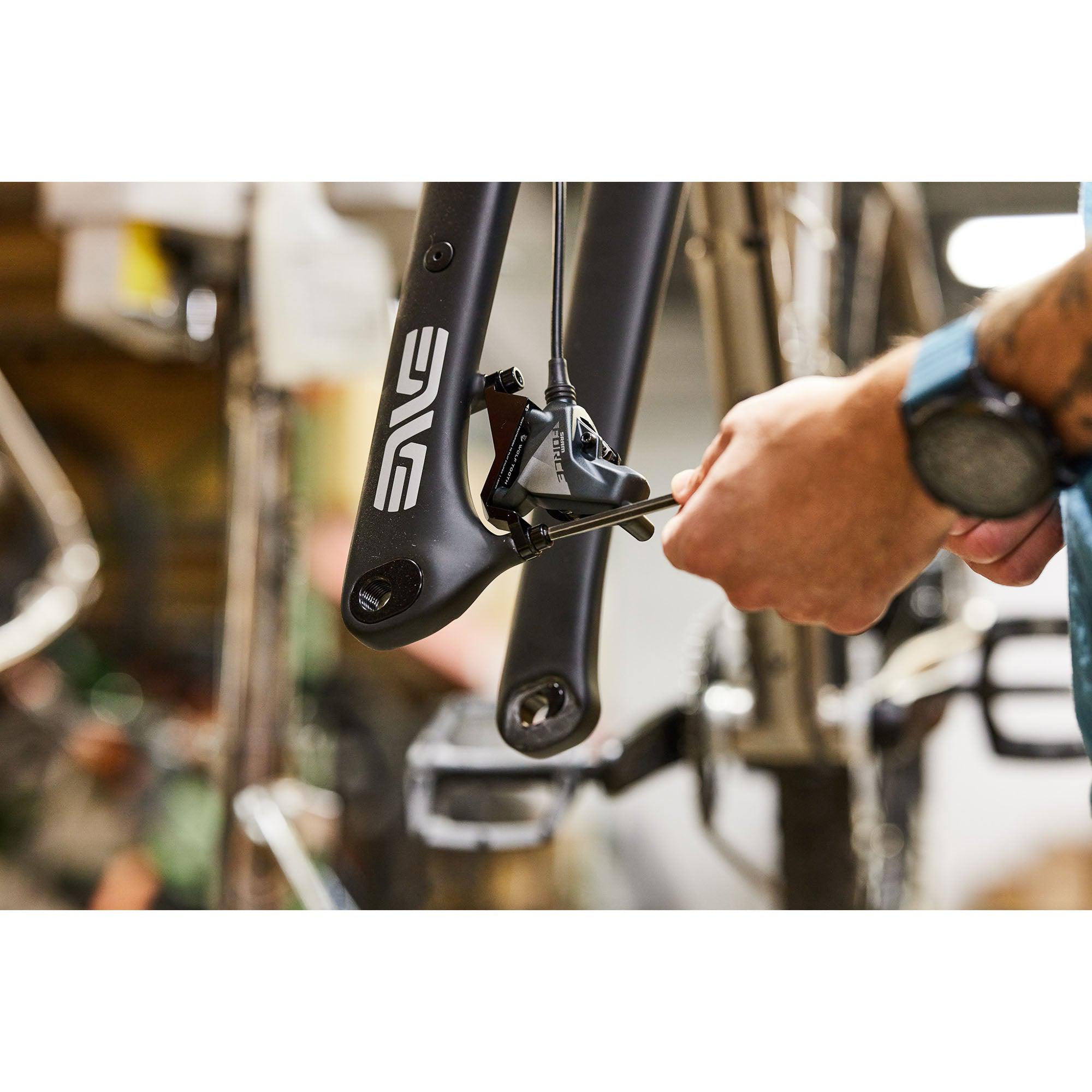 Wolf Tooth Post to Flat Mount Brake Adaptor – Saddleback Elite