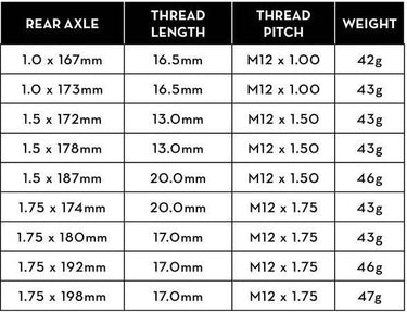 Product images for skus WTAXLE12164150, WTAXLE12166175, WTAXLE12167100, WTAXLE12172150, WTAXLE12173100, WTAXLE12174175, WTAXLE12178150, WTAXLE12180175, WTAXLE12187150, WTAXLE12192175, WTAXLE12198175