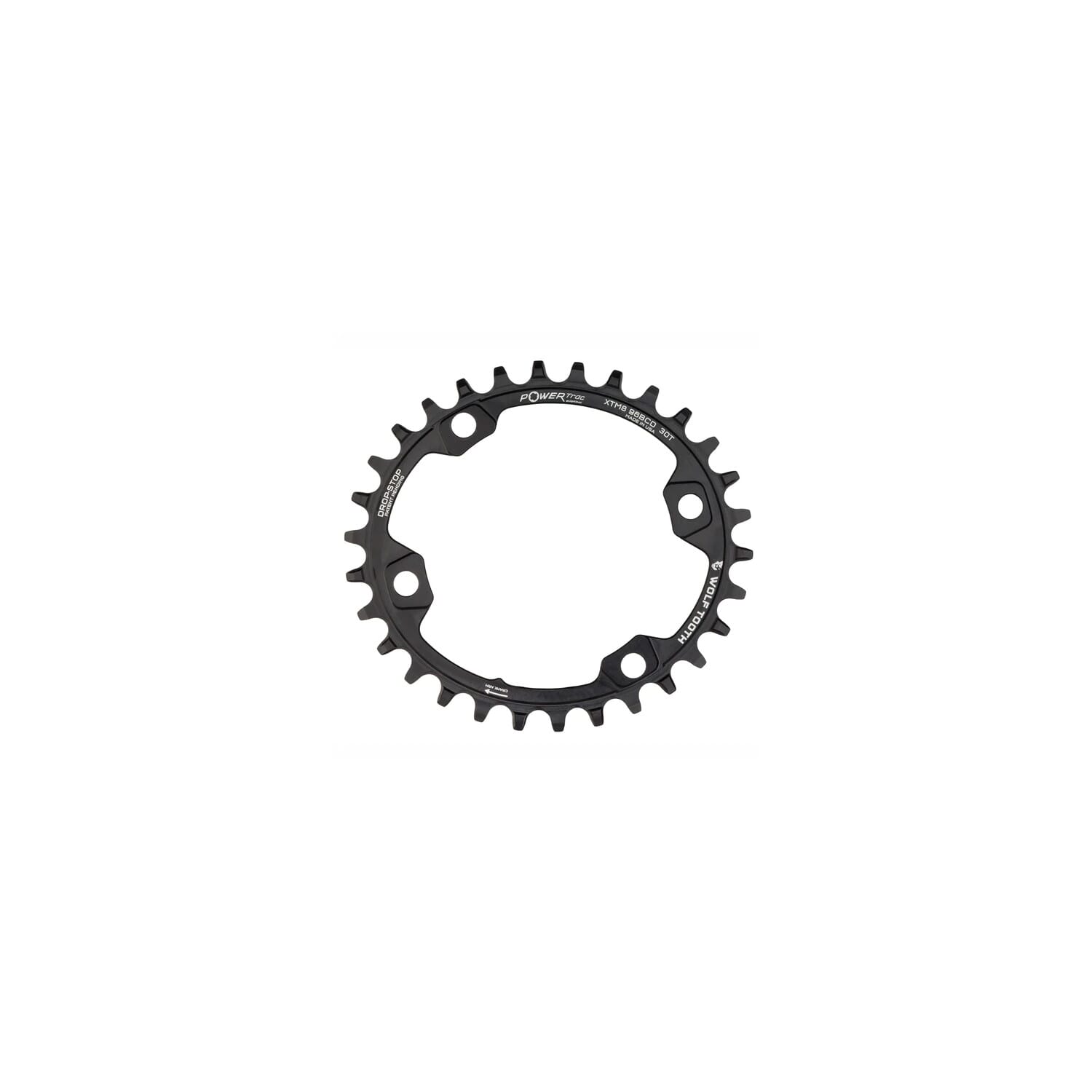 Wolf Tooth Drop Stop A Chainrings 30t 104 Bcd 9/10/11/12-speed 36g Wolf Tooth Drop Stop A Chainrings 30t 104 Bcd 9/10/11/12-speed 36g